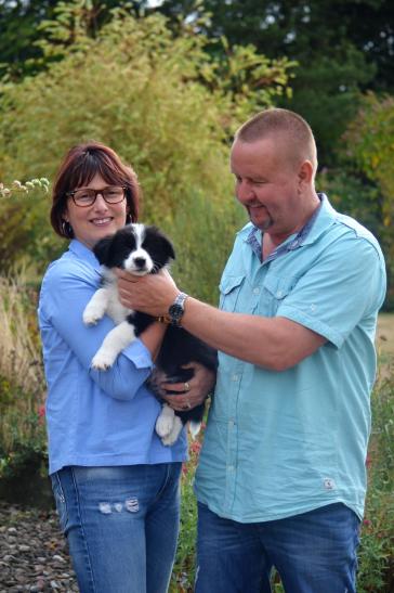 Beauly Firth Cardu- "Carlo" mit Doreen und Heino Engelmann